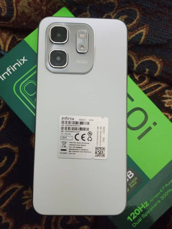 Infinix hot 50i 12GB 128GB blkul new h 2