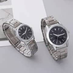 Luminous Couple Watches Stainless Steel Men Women Watches