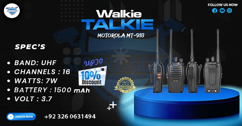 WALKIE TALKIE | Wireless Set | Hiking items | Adventure Gear | BF 888 6