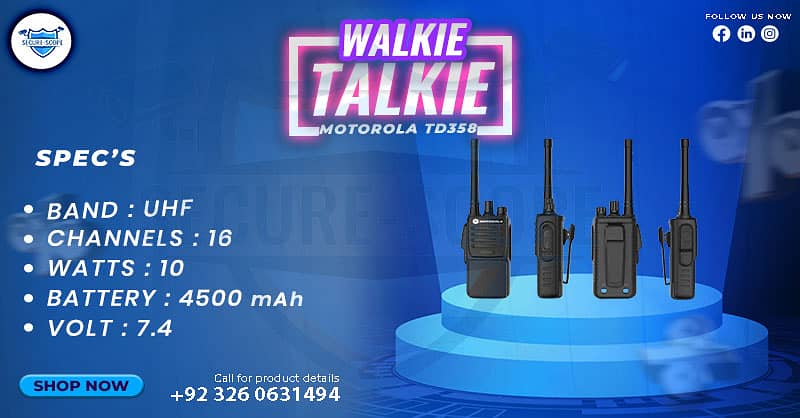 WALKIE TALKIE | Wireless Set | Hiking items | Adventure Gear | BF 888 6