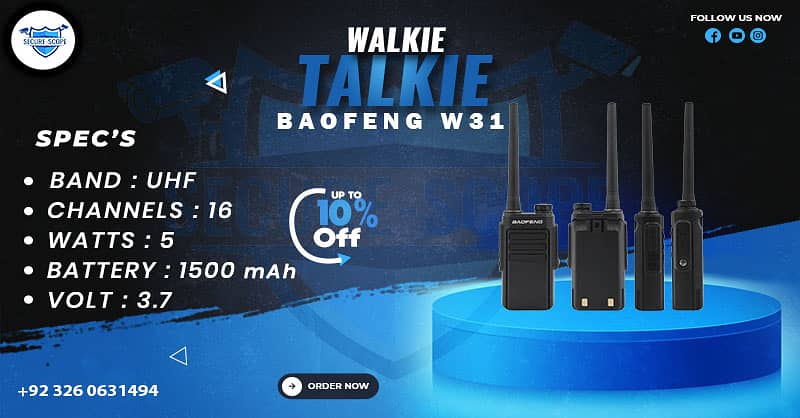 WALKIE TALKIE | Wireless Set | Hiking items | Adventure Gear | BF 888 3