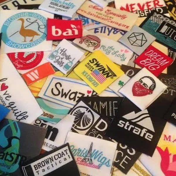 Woven Label|Clothing labels|Label|Patches|Hang tag|Logo|Fabric Tags 2