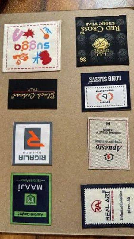 Woven Label|Clothing labels|Label|Patches|Hang tag|Logo|Fabric Tags 5