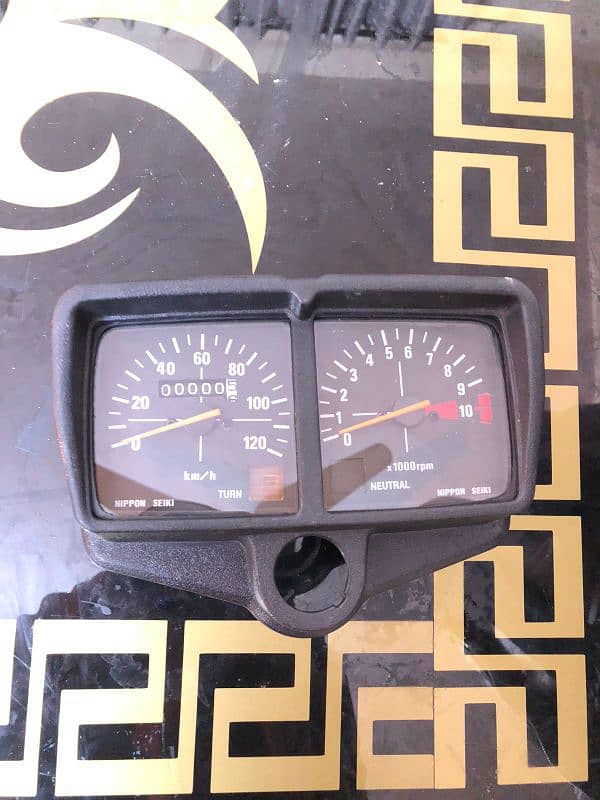 HONDA CG 125 down model meter 7