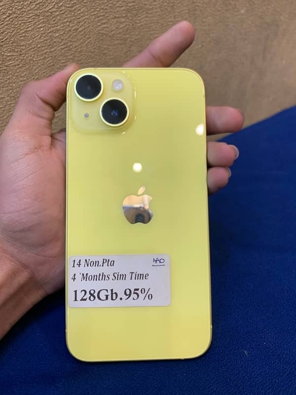 iPhone 14 128gb 95% 4month sim time 6