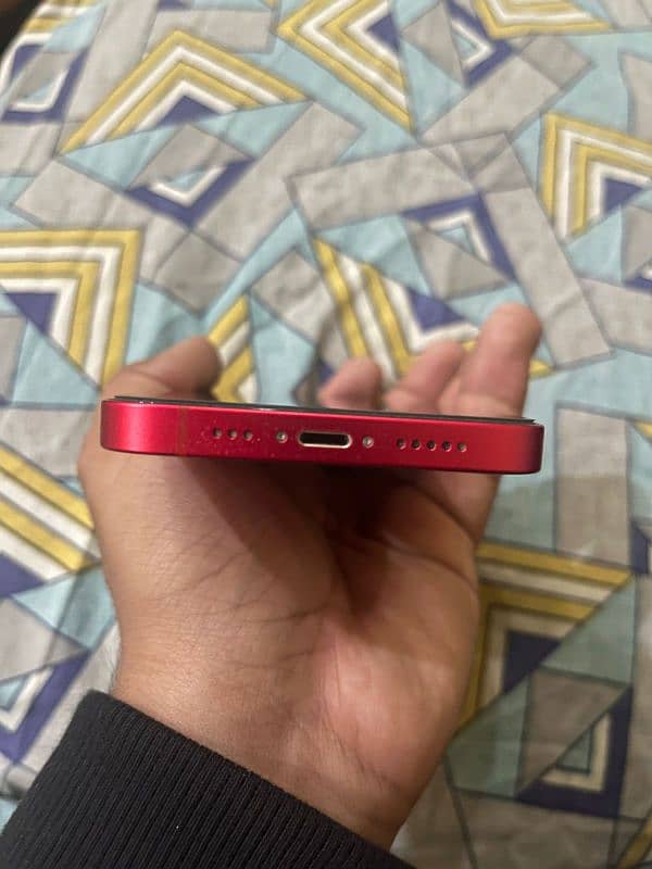 iphone red colour jv 128gb 92% health 3