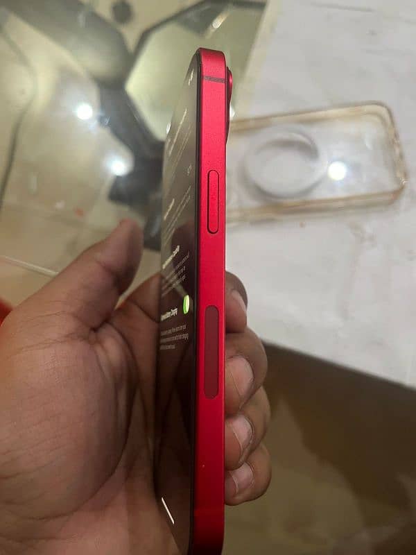 iphone red colour jv 128gb 92% health 5