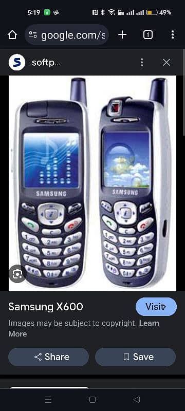 Samsung sgh x600 1