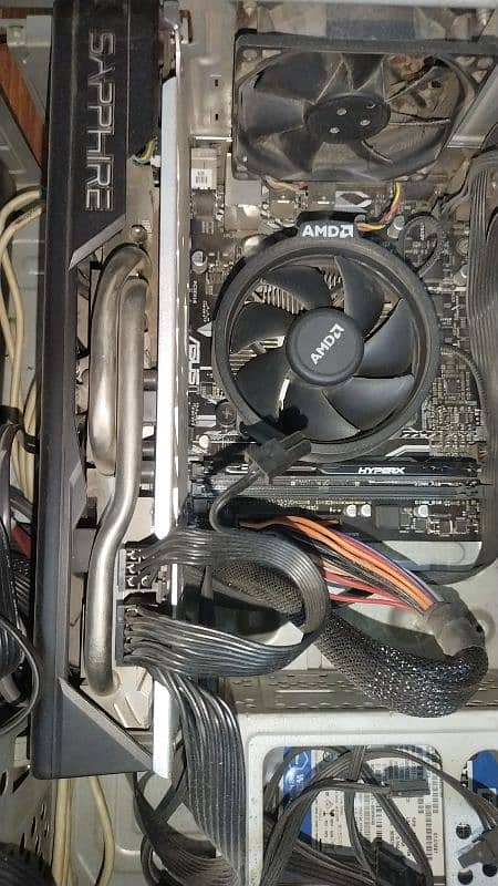 Ryzen 5 2600 + Asus A320 with Rx 580 gb nitro+ 8