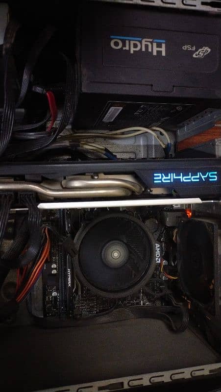 Ryzen 5 2600 + Asus A320 with Rx 580 gb nitro+ 9