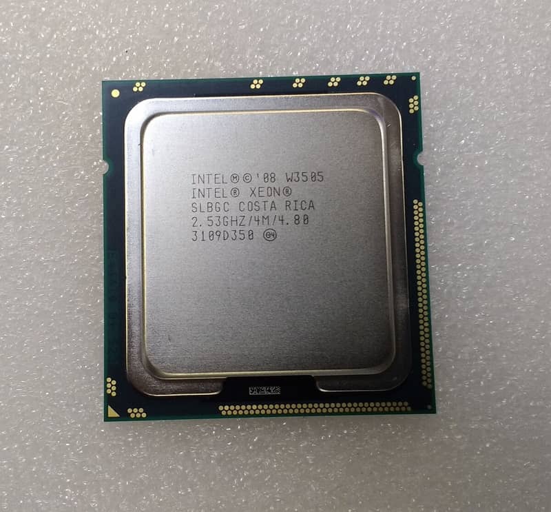 PRPCESSOR Intel Xeon W3505 CPU 4M Cache, 2.53 GHz LGA1366 Processor 0