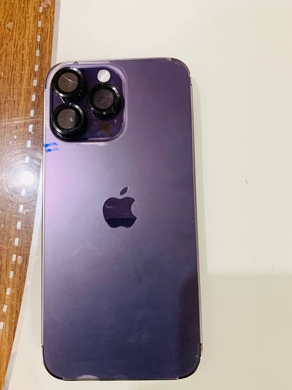 Iphone 14 pro max 128 gb deep purple color 4