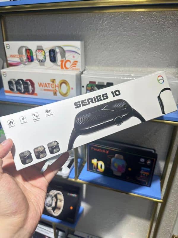 Series 10 Apple Logo Smart Watch Amoled Display, Always On Display 0