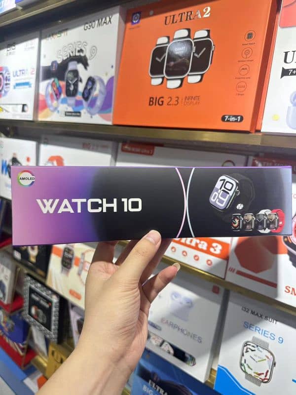 Series 10 Apple Logo Smart Watch Amoled Display, Always On Display 1