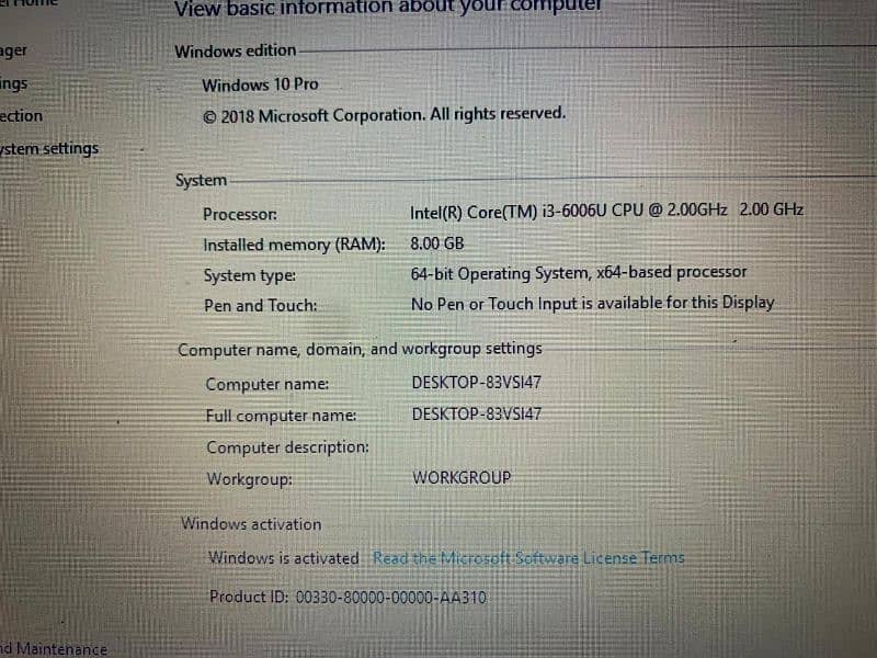 Toshiba c40-c core i 3 6th generation slim laptop read ad carefully A+ 4