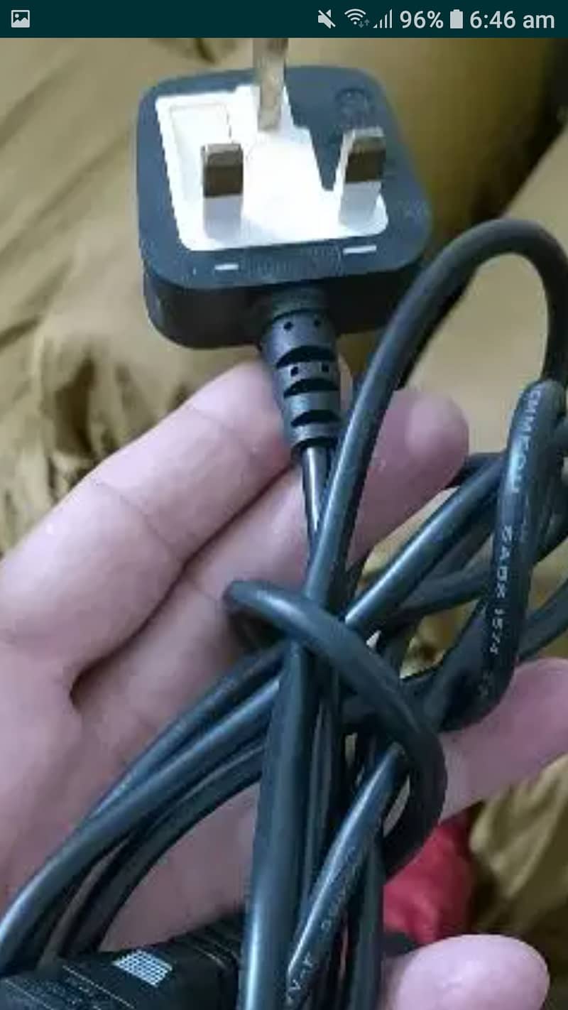 Dell laptop charger with cable ,  03065899928  watsapp only 1