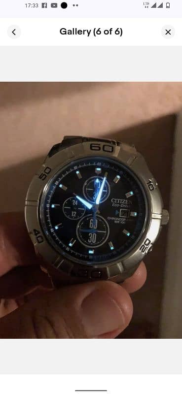 Citizen Chronograph Eco Drive WR100 1