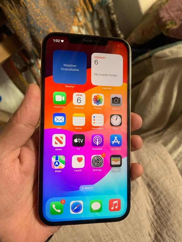 IPhone 12 promax 256gb non pta jv sim work red add first 6