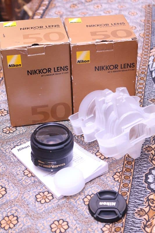 Nikon 50mm F/1.8 G 10/10+++ condition 0