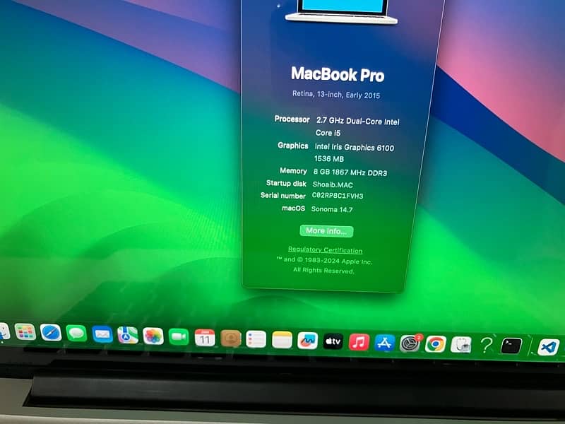 Macbook pro 2015 8