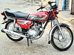 HONDA CG 125 2023 RED MODEL IN SUPER LUSH CONDITION