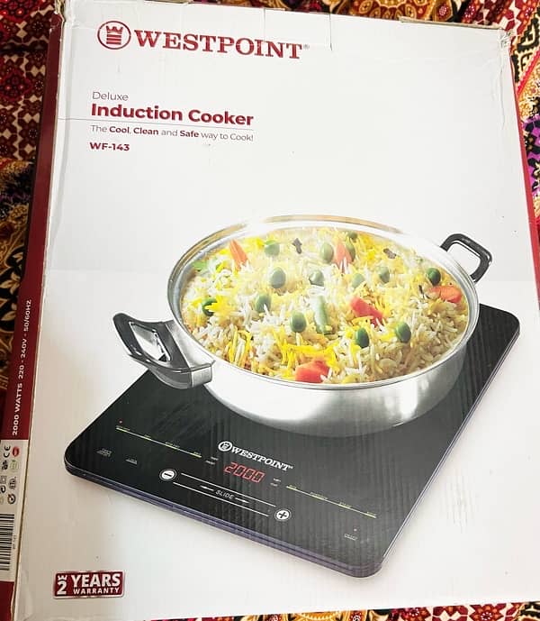 westpoint induction cooker with pan 2