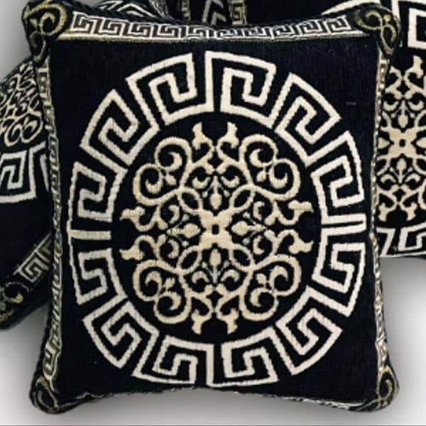 5 Pcs Velvet jacquard Printed Cushion Covers 0