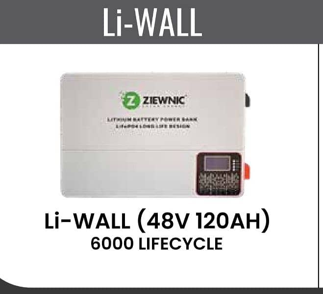 Lithium Li-Wall Battery 120AH | 48V 1