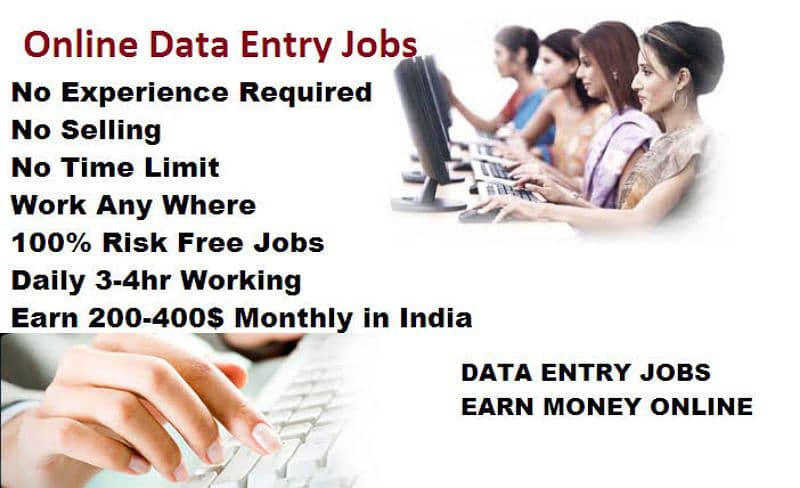 Females and Males Online part time home based data typing job availabl 0