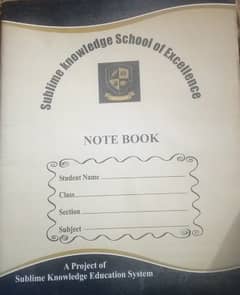 School Copies / Notebooks for SALE