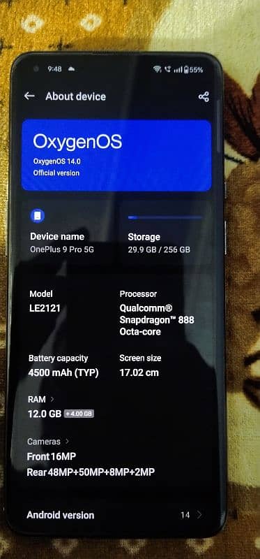 oneplus 9 pro 5g 12gb 256gb 2