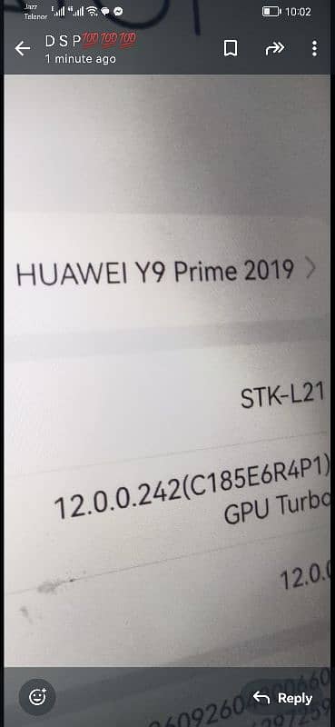 HUAWEI Y9 Prime 2019 4gb 128ram 5