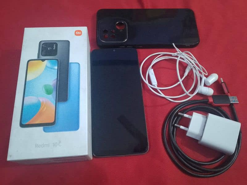 xiaomi MI 10 c phone 10/10  all accessories 1