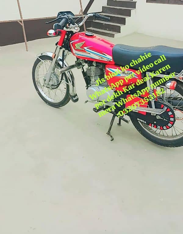 Honda 125 brand new for sale CaLL me_03207353182 1