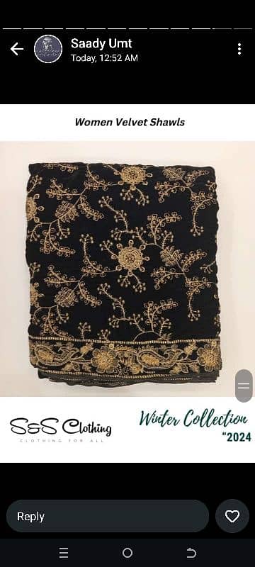 velvet women shawls 2