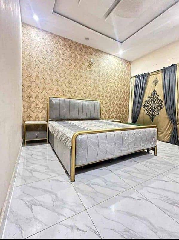 double bed| iron bed| Single bed| bed set| Steel bed| Furniture 15