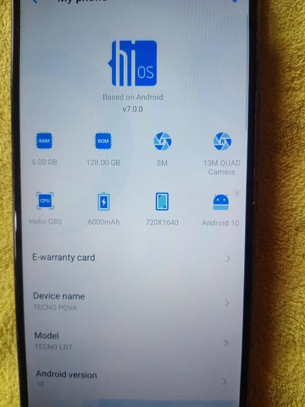 Tecno Pova 6/128 gb 4