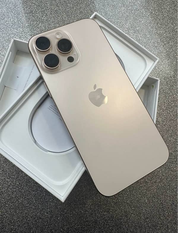 Iphone 16 Pro Max 256GB Non PTA Factory Unlock 3