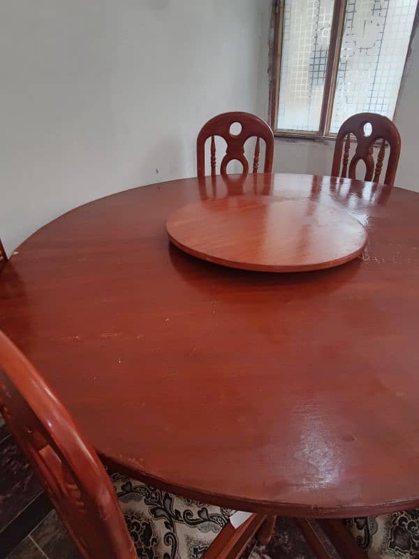 Dining Table with 6 chair set 2