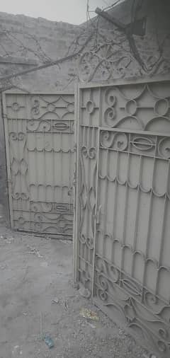 heavy duty iron gate old very strong