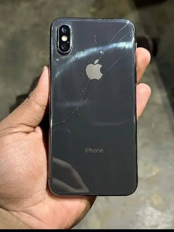 iphone xs Icloud lock phone back break 0