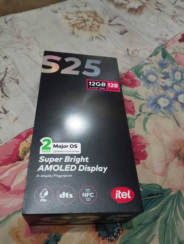 Itel s25 2 week use brand new condition 10 by 10 urgent sale 12