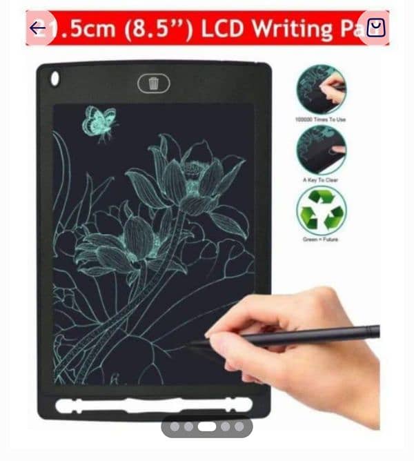 Size: 8.5 Inches •  Lcd Writing Tablet 2