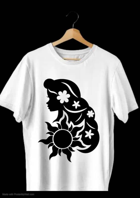 T Shirt stylish new Design print Butterfly tee shirt r n girls 0