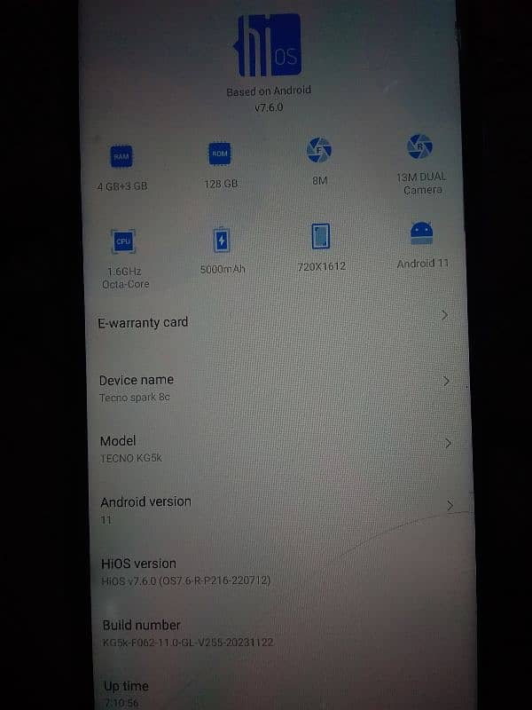 Tecno spark 8c 5