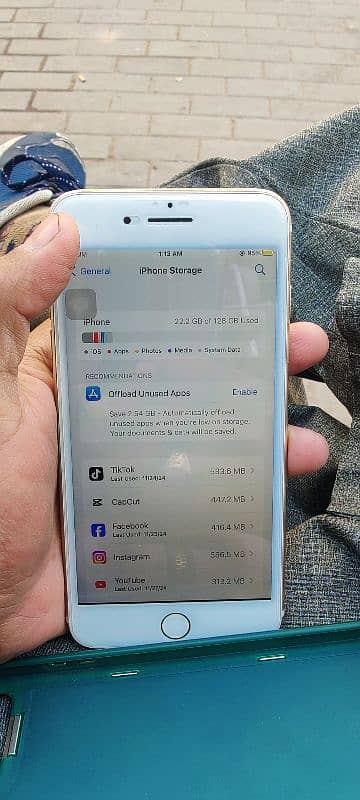 IPHONE 7PLUS NON PTA 128GB 10/10 7