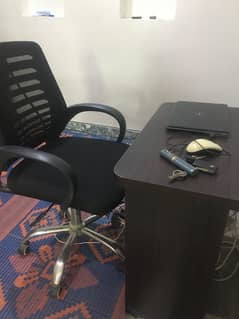 Office Chair + Table