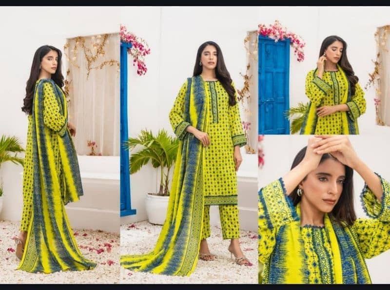 digital print lawn 3 pcs 0