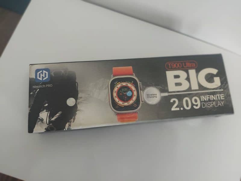 T900ultra smartwatch white stap and Blue and Black  stap 0