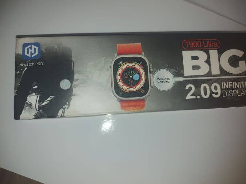 T900ultra smartwatch white stap and Blue and Black  stap 5